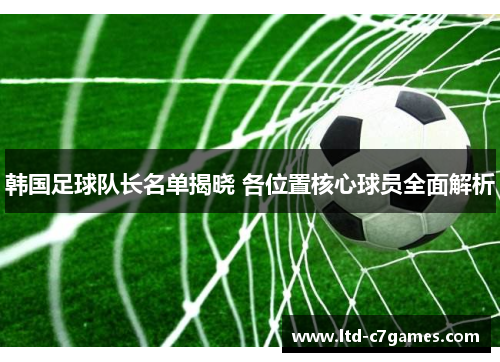 韩国足球队长名单揭晓 各位置核心球员全面解析